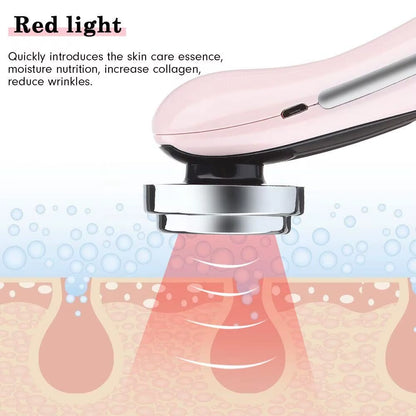 Multifunction Facial Massager 4 in 1 RF EMS Facial Radio Frequency Device Electric Facial Massager Beauty Device Skin Care Tools