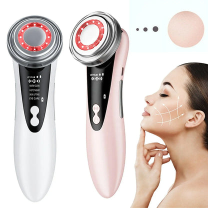 GlowPro Facial Massager - smooth fine lines and tighten skin demonstration