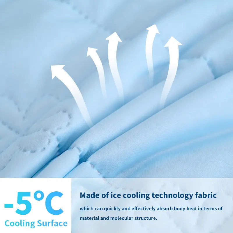 【Father 'S Day Gift】Rosekind Summer Cooling Blanket - Lightweight Cool Blanket, Sleep-Friendly Quilts for Hot Sleepers, Soft Elastic Breathable, Air Conditioning Bedroom Use to Prevent Colds (Mid-Year Sale, Deals for You, Restock, Dealsforyoudays)