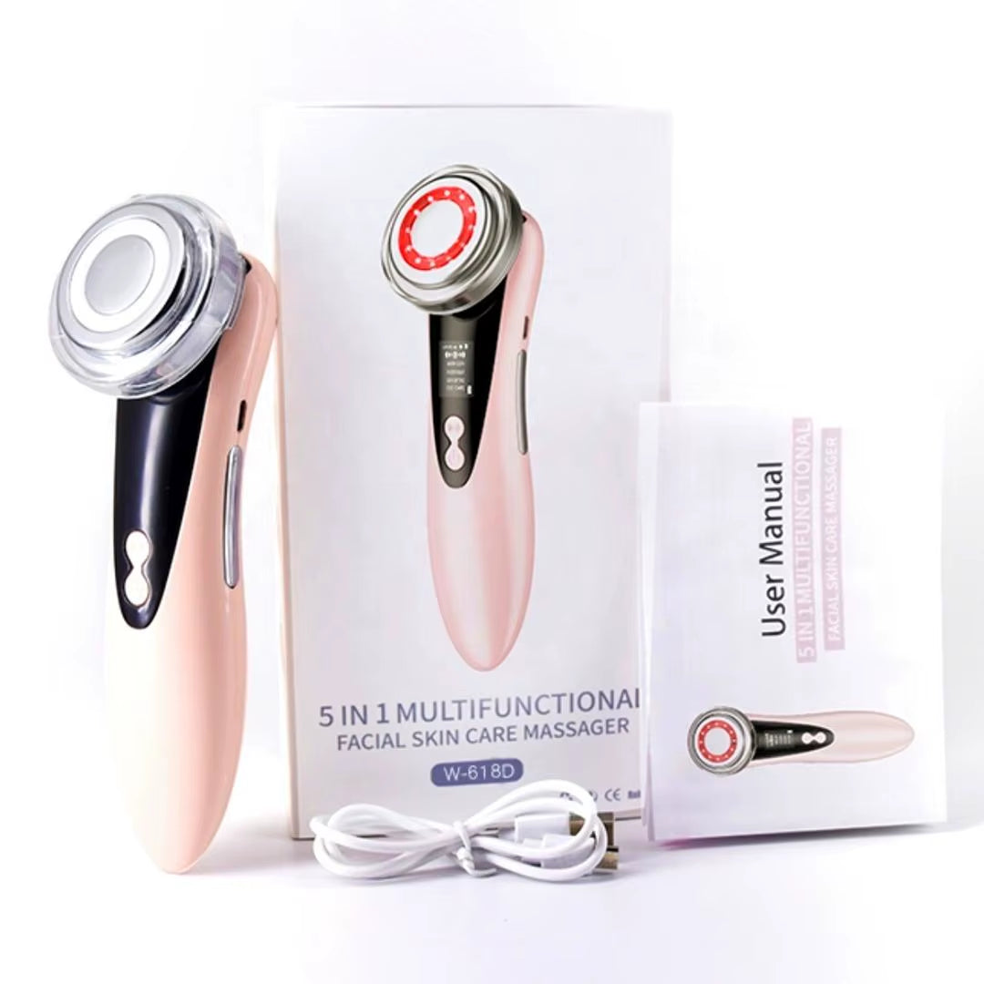 Multifunction Facial Massager 4 in 1 RF EMS Facial Radio Frequency Device Electric Facial Massager Beauty Device Skin Care Tools