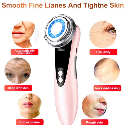 Multifunction Facial Massager 4 in 1 RF EMS Facial Radio Frequency Device Electric Facial Massager Beauty Device Skin Care Tools