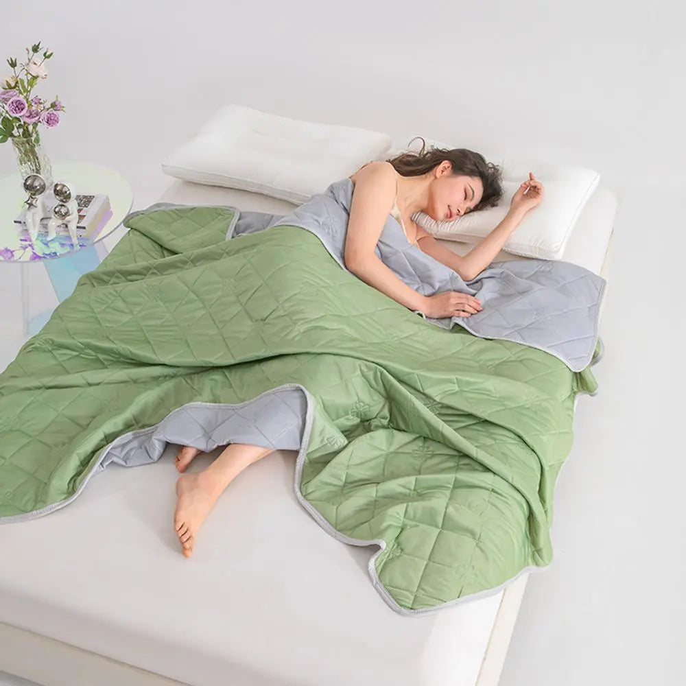 【Father 'S Day Gift】Rosekind Summer Cooling Blanket - Lightweight Cool Blanket, Sleep-Friendly Quilts for Hot Sleepers, Soft Elastic Breathable, Air Conditioning Bedroom Use to Prevent Colds (Mid-Year Sale, Deals for You, Restock, Dealsforyoudays)